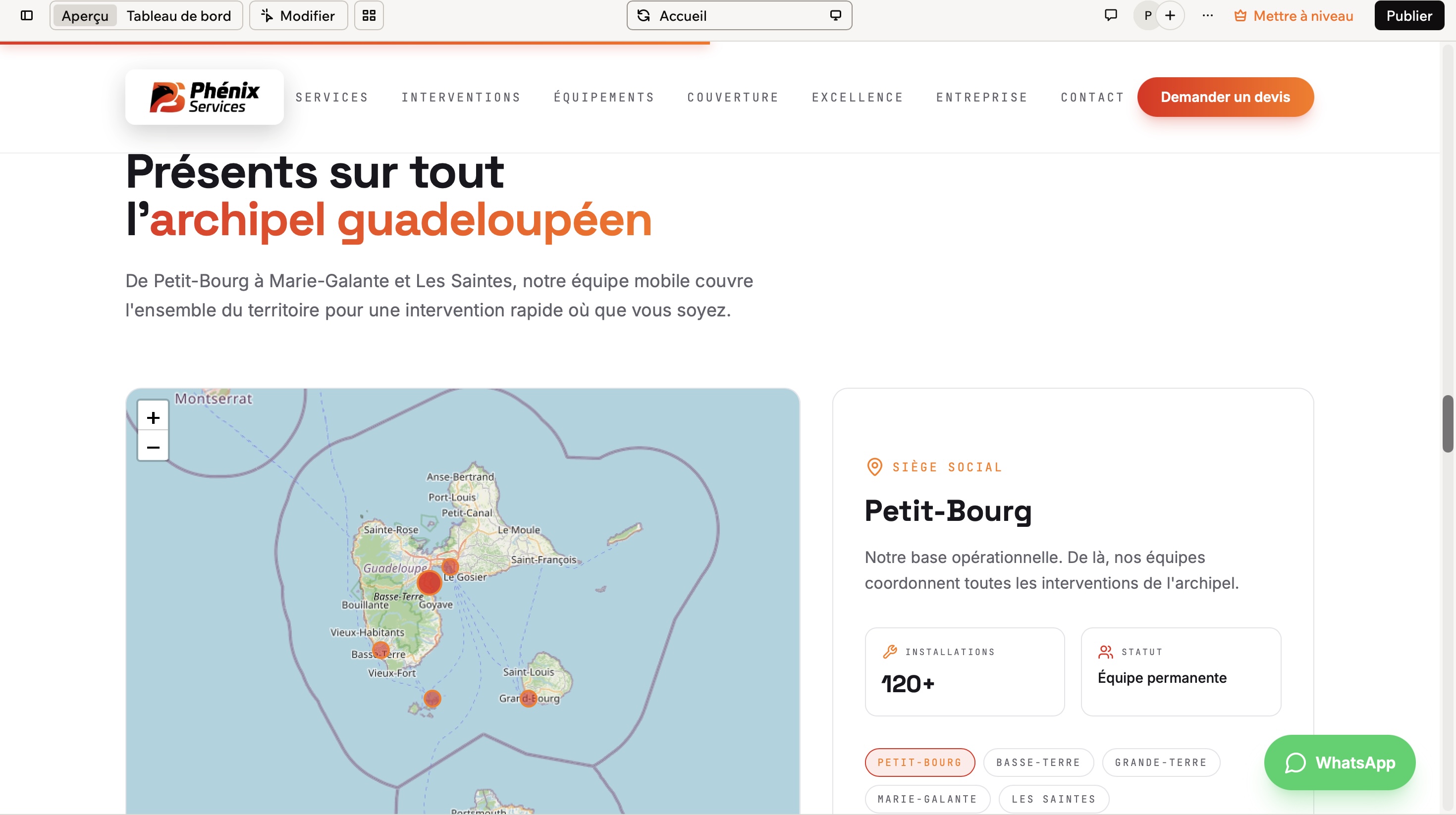 Phénix Services — Présence locale