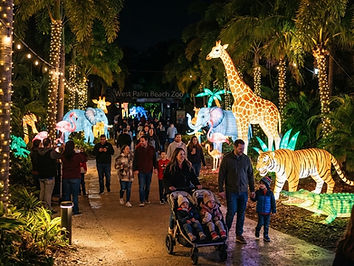 Wild Lights at Palm Beach Zoo