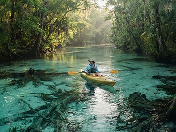 Manatee Kayak at Three Sisters Springs