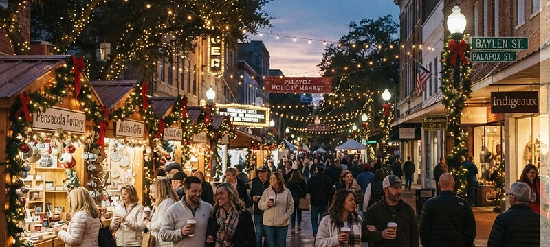 Palafox Market Holiday Stroll