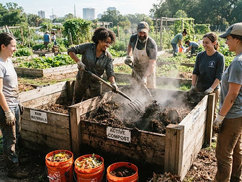 Composting 101 at the Community Farm