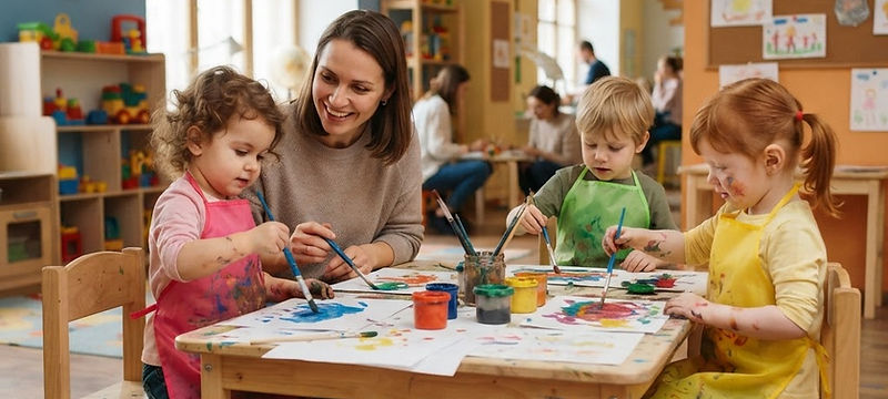Toddler Art Morning at Great Explorations