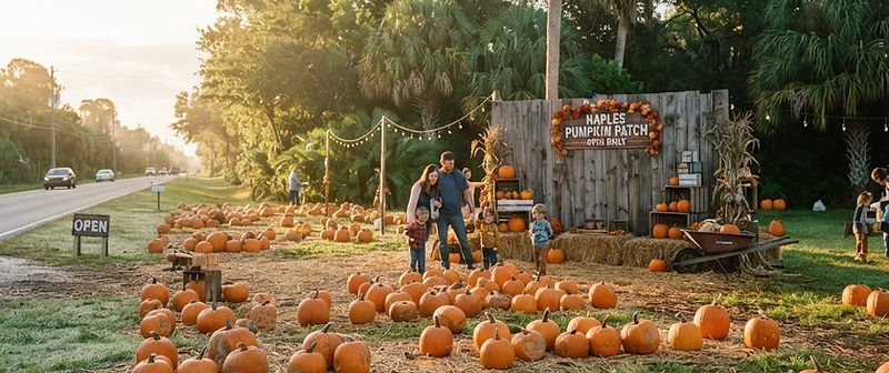 Heavenly Evergreens Pumpkin Patch