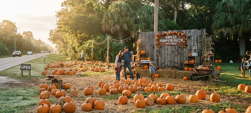 Heavenly Evergreens Pumpkin Patch