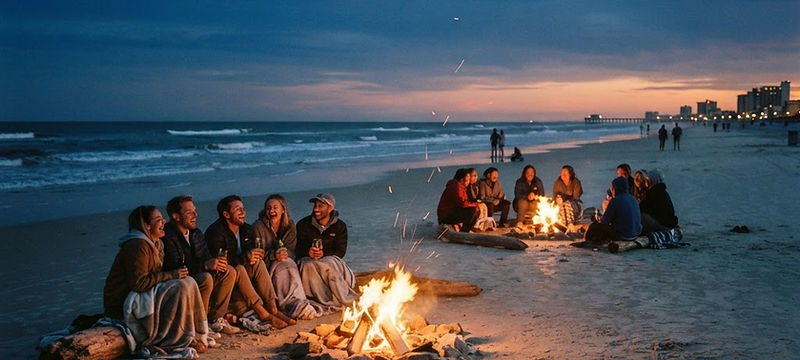 Beach Bonfire Nights