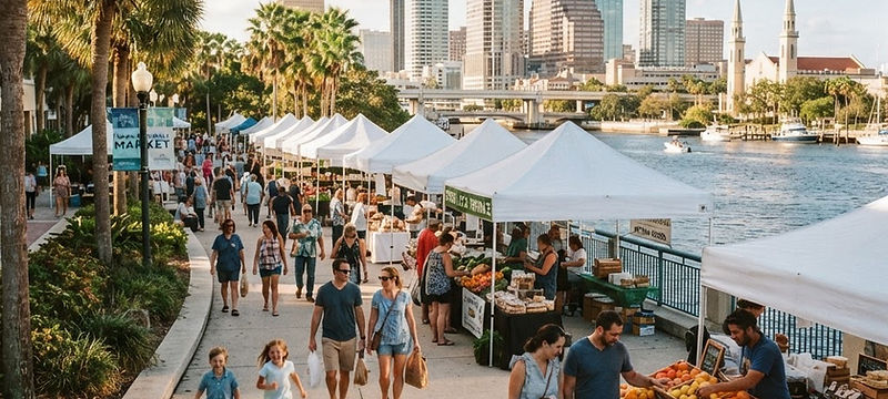 Tampa Riverwalk Sunday Market
