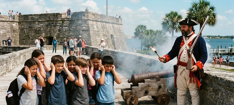 Living History School Day at the Fort
