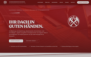 Vorschaubild der Website Dachdeckermeister Meißner