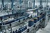 Filling and packaging line in a consumer goods facility