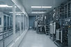 Stainless steel process vessels in a pharmaceutical cleanroom