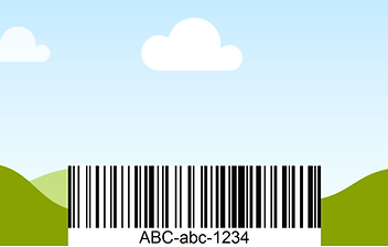 Carte de cantine personnalisée avec code-barres