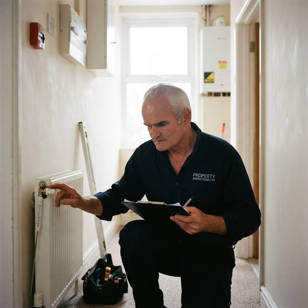 Team member on an inspection