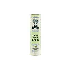 Griechisches Natives Olivenöl Extra Dyo Dentra 1L Dose – LYKTOS – Kreta – 1 L