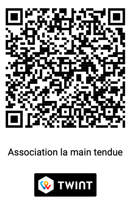QR code TWINT de l’Association La Main Tendue