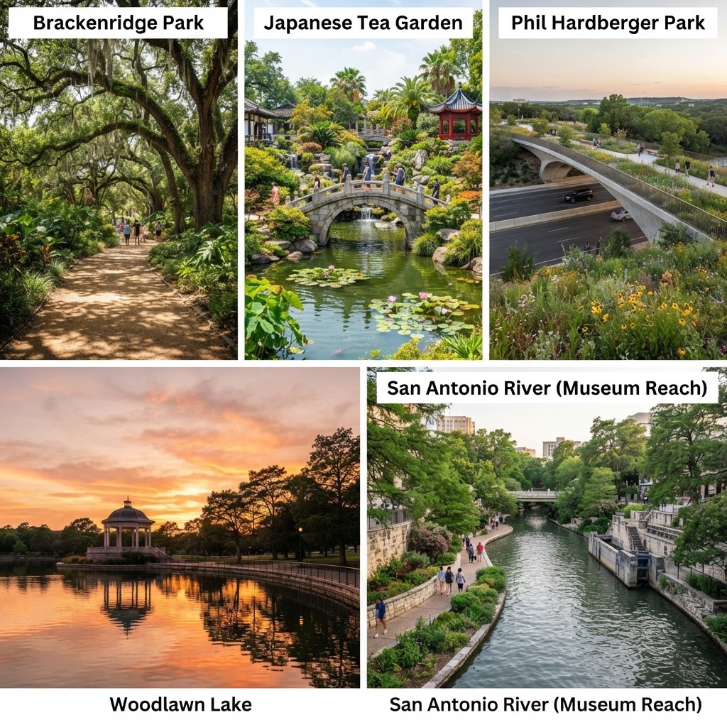 Parks and outdoor spaces in San Antonio, Texas
