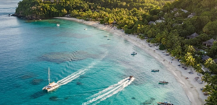 Tropical coastline