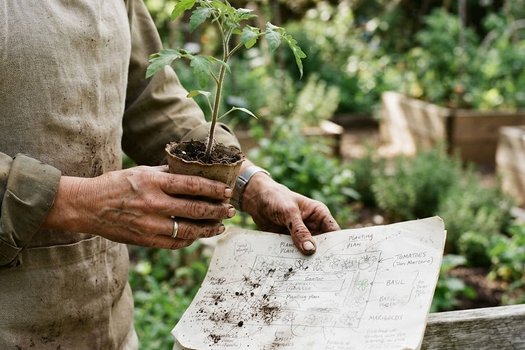 Experienced gardener tending to a West London garden