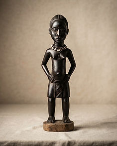 Handcarved Ebony Sculpture