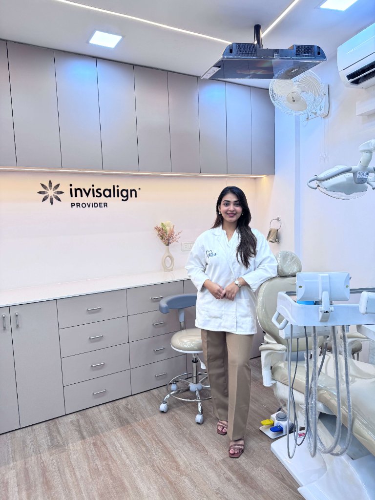 Align And Shine Dental Clinic dental team member in treatment room