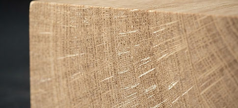 White oak ceiling slats