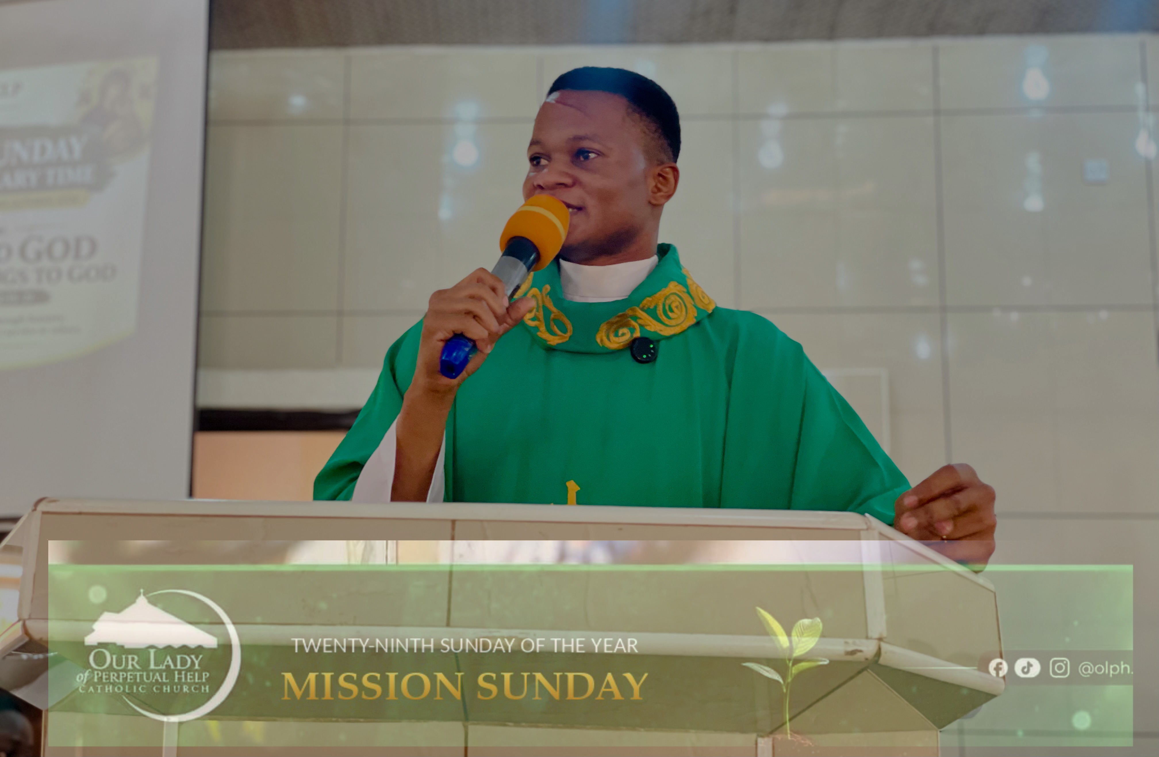 29TH SUNDAY IN ORDINARY TIME (MISSION SUNDAY) AT OUR LADY OF PERPETUAL HELP PARISH  SOKOTO.