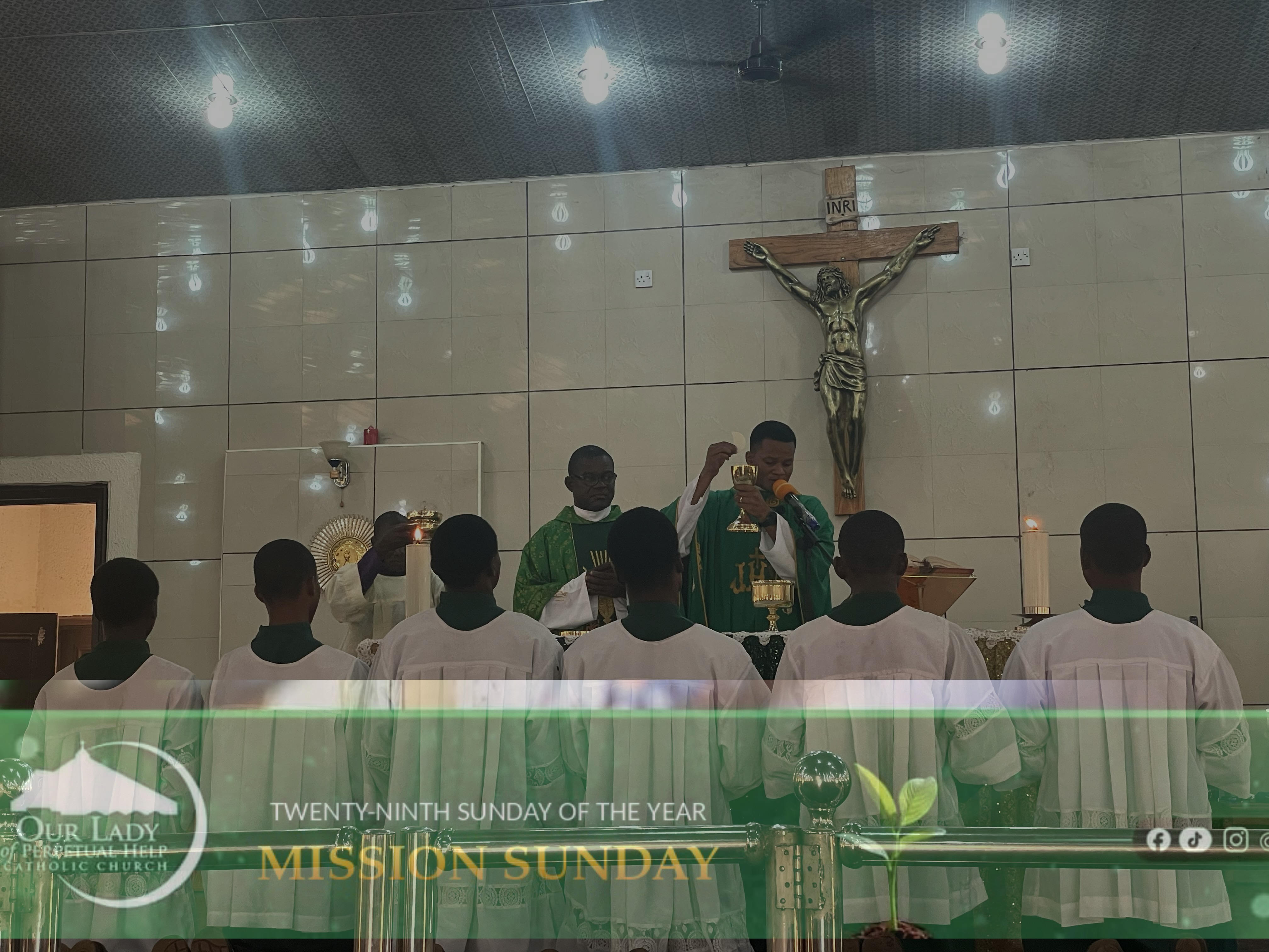 29TH SUNDAY IN ORDINARY TIME (MISSION SUNDAY) AT OUR LADY OF PERPETUAL HELP PARISH  SOKOTO. — 17