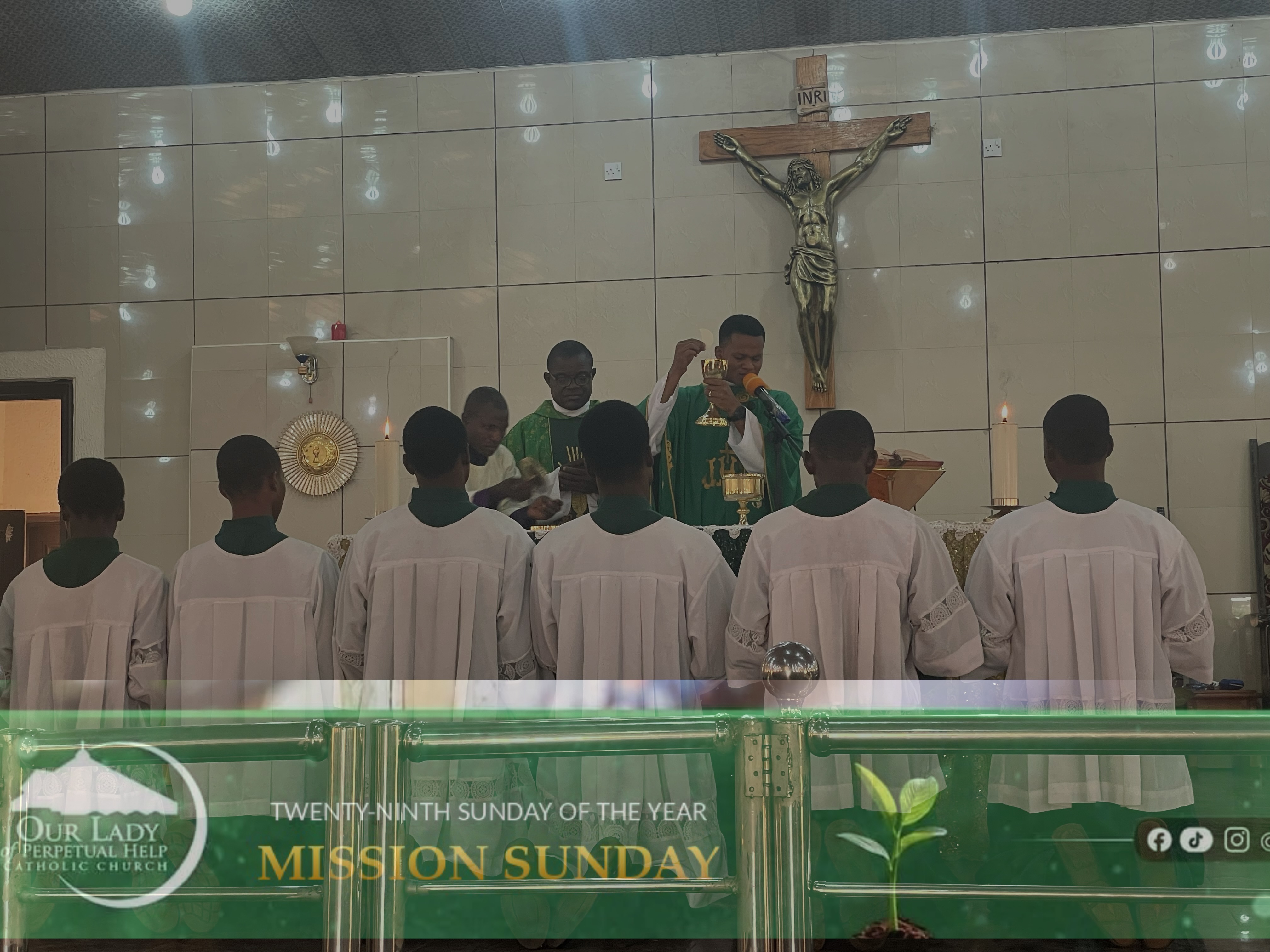 29TH SUNDAY IN ORDINARY TIME (MISSION SUNDAY) AT OUR LADY OF PERPETUAL HELP PARISH  SOKOTO. — 16