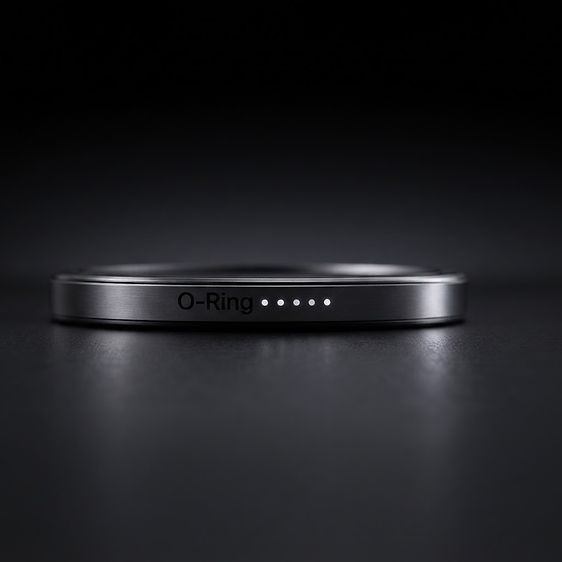 Side profile of the O-Ring showing its slim thickness