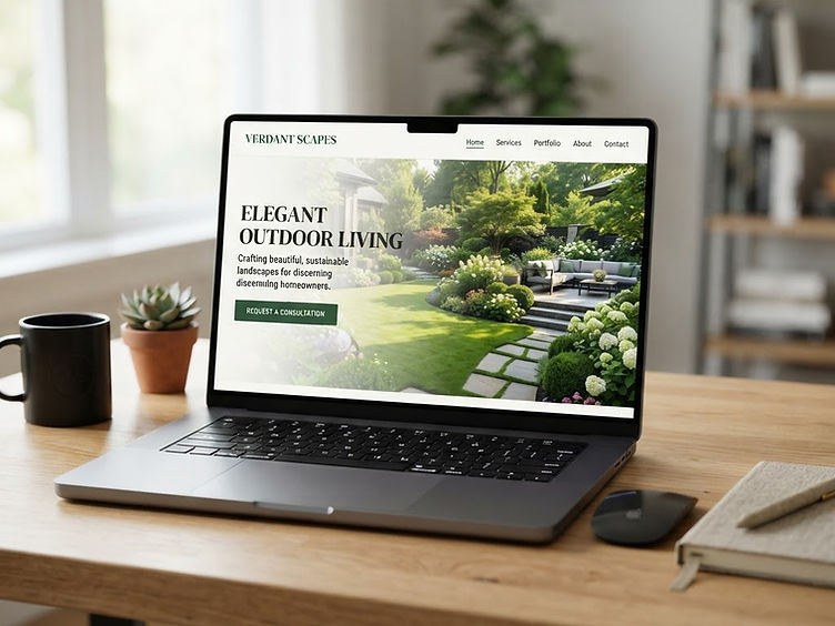 A custom general contracting business website designed by Site Forge