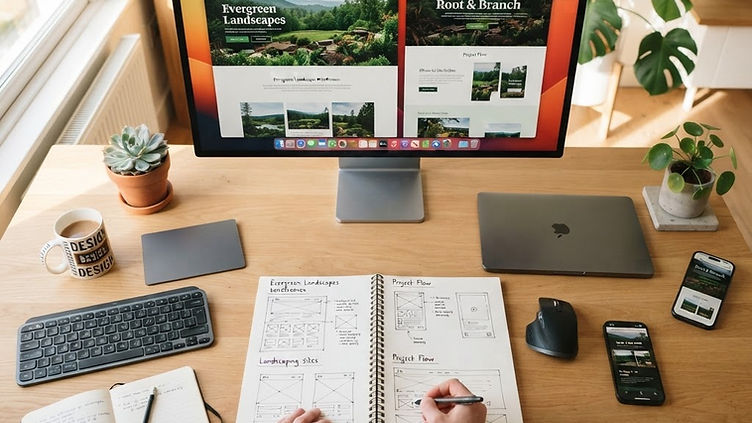 A Site Forge designer at work