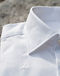 Dobby Weave Shirt - White (White), detail close-up