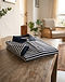 Striped Mariner Polo - White & Navy (White), lifestyle setting