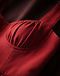 Sweetheart Neck Midi (Red), detail close-up