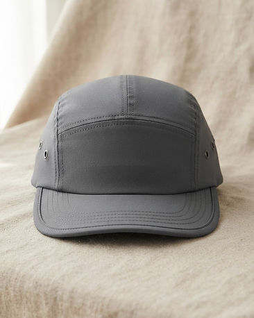 Sporty 5-Panel Cap - Charcoal (Charcoal), product photo