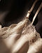 Lace Trim Cami (Champagne), detail close-up