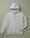 Lightweight Jersey Hoodie (Light Grey), flat-lay view
