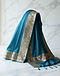 Border Embellished Dupatta - Teal (Teal), product photo