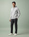 Lightweight Jersey Hoodie (Light Grey), lifestyle setting