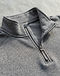 Urban Fleece Quarter-Zip (Grey Melange), detail close-up