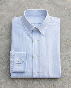 Oxford Striped Shirt - Light Blue (Light Blue), product photo