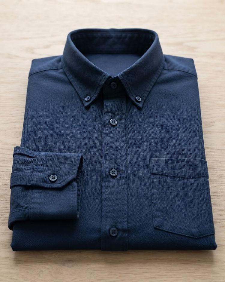 Oxford Button Down - Navy (Navy), product photo