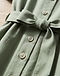 Summer Linen Midi (Sage), detail close-up