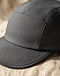 Sporty 5-Panel Cap - Charcoal (Charcoal), detail close-up