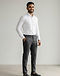 Performance Stretch Shirt - White (White), worn or held by model
