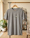 Graphic Print Crew - Urban Grey (Urban Grey), lifestyle setting