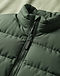 Padded Puffer Gilet (Forest Green), detail close-up