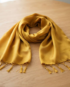 Silk Blend Dupatta - Golden Mustard (Mustard), product photo