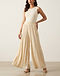 Pleated Ethnic Palazzo - Cream (Cream), worn or held by model