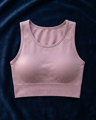 Seamless Basic Crop (Dusty Pink), product photo