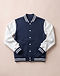 Varsity College Jacket (Navy/White), product photo